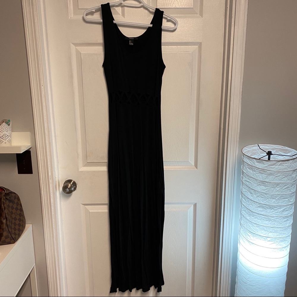 Forever 21 black maxi dress